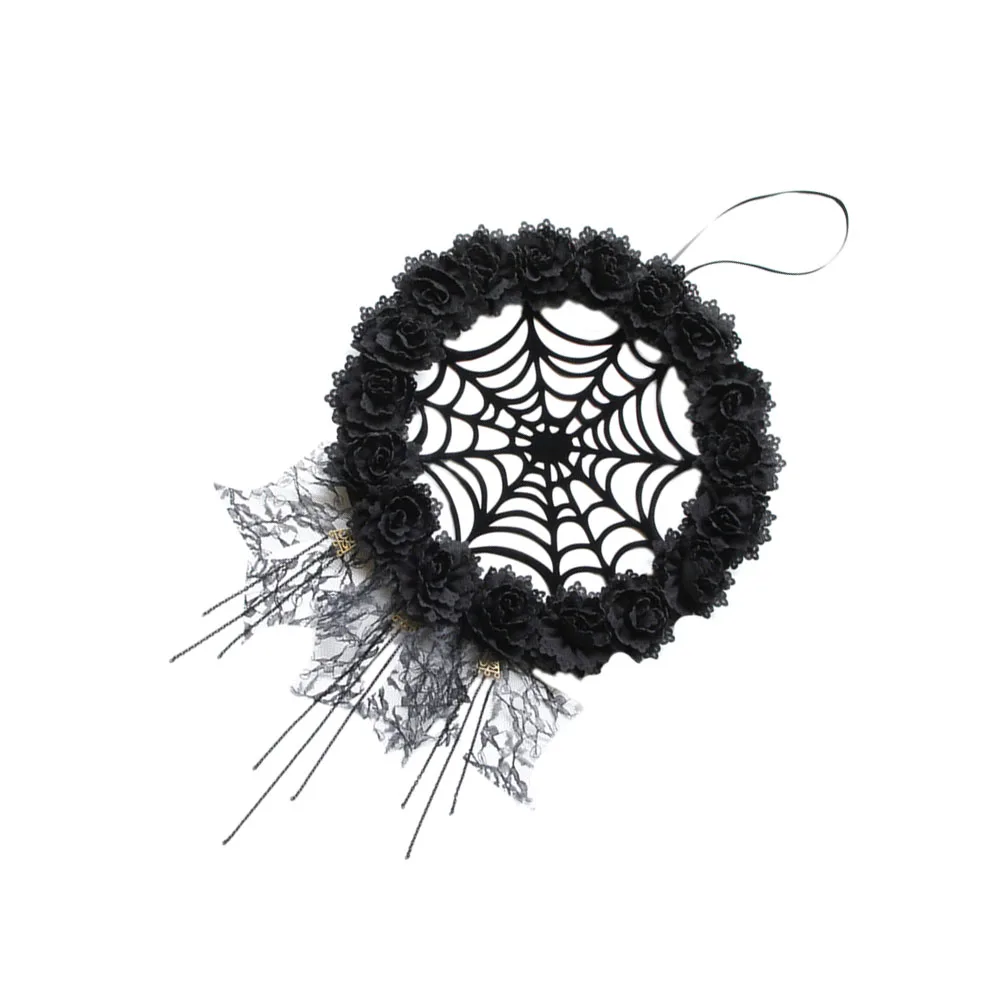 

Cobweb Door Hanging Decoration Decorations Spider Festival Wreath Pendant Halloween Front Ornaments Wall