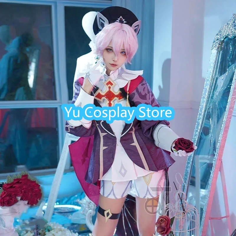 Game Genshin Impact Dahlia Cosplay Costume Women Cute Dress Party Suit with Hat Halloween Uniforms Anime Clothing Custom Made