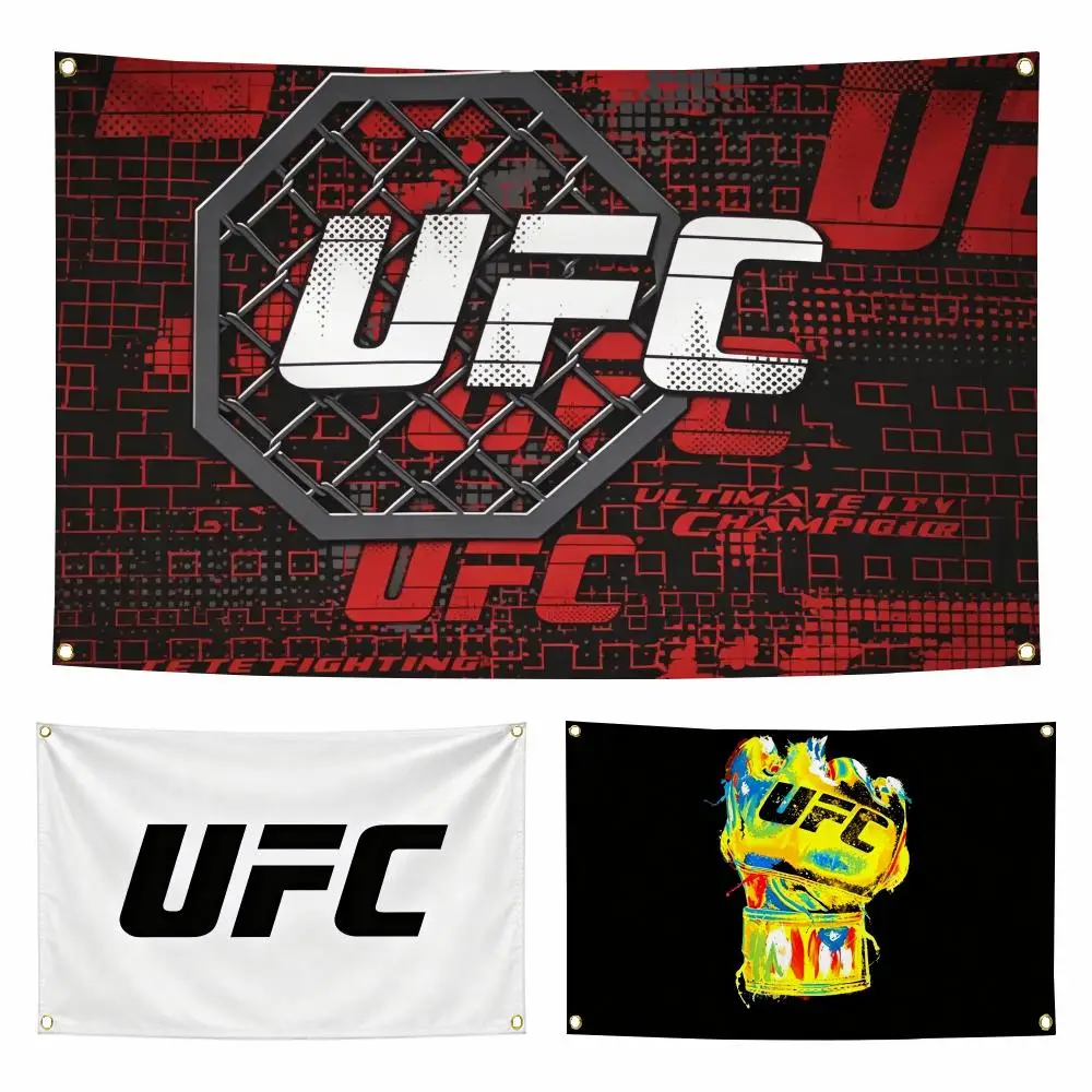 Sport U-UFC Flags Personalized Flag Room Dorm Camping Picnic Garage Bar Indoor Outdoor Wall Decor