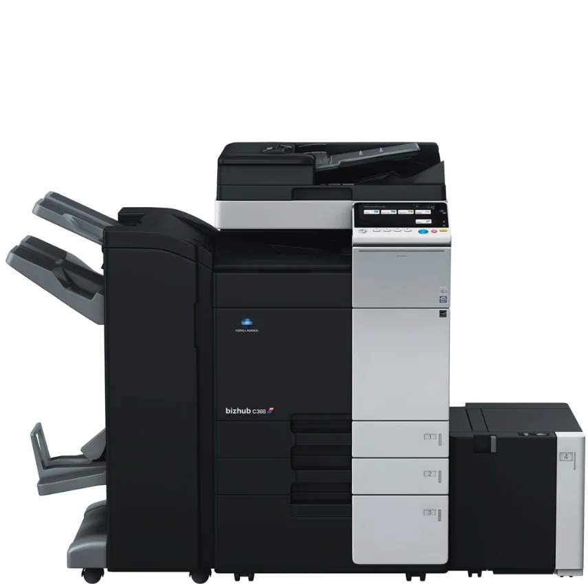 Refurbished machine for Minolta Bizhub C368 color multifunction printer high speed scanning double-sided printing