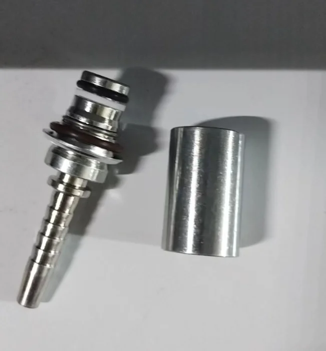 

DN6 Forklift Spare Parts Attachments for Linde 1120 Double Hose Coupling Forklifts Hose Fittings