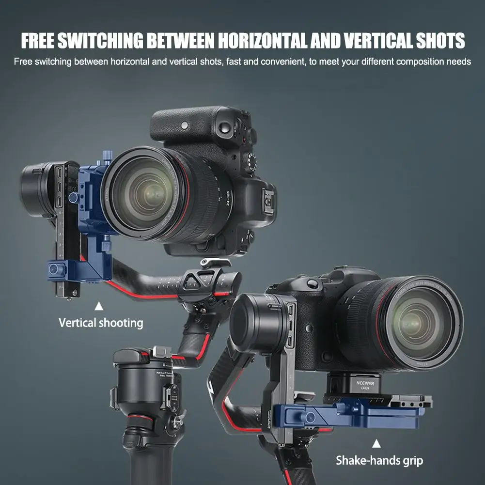 Imagem -03 - Estabilizadores Cardan para Câmera Suporte de Liberação Rápida Montagem Horizontal para Vertical Dji Ronin Rs3 Pro rs rs Acessórios para Câmera