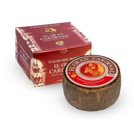 El Gran Cardenal - Queso de mezcla semicurado de leche pasteurizada 900g a 1Kg, 1ud