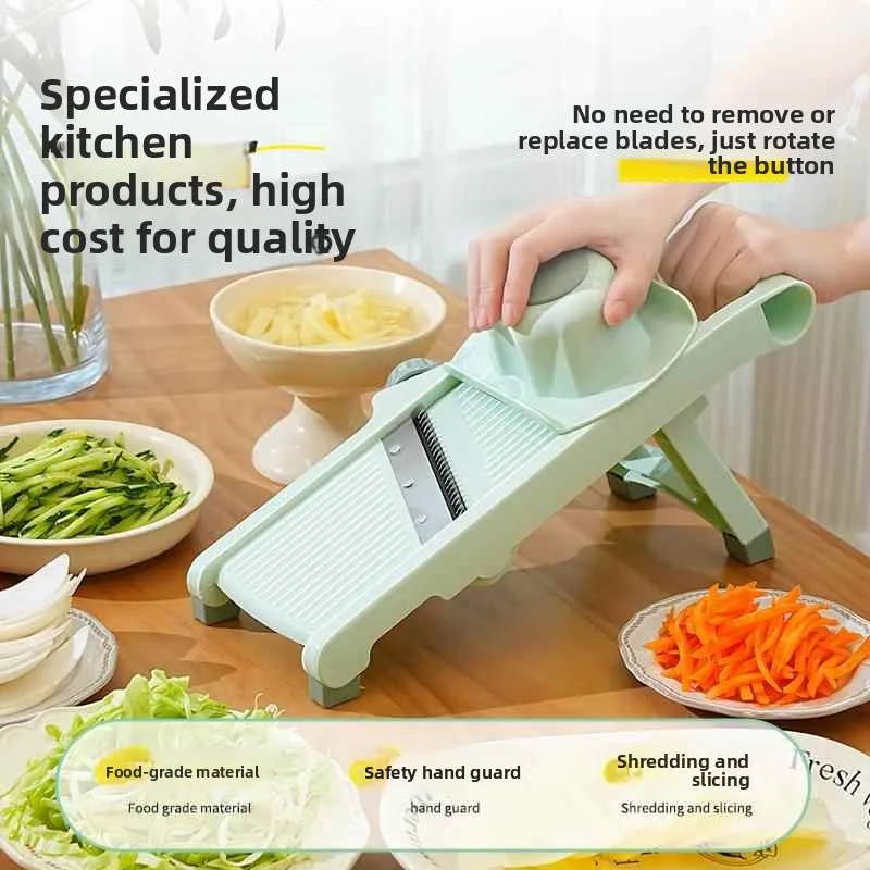 

Multifunctional Kitchen Vegetable Slicer Fruit Cutter Lemon Potato Slicer ater Nan Kang Rong Brand Foldable Tool