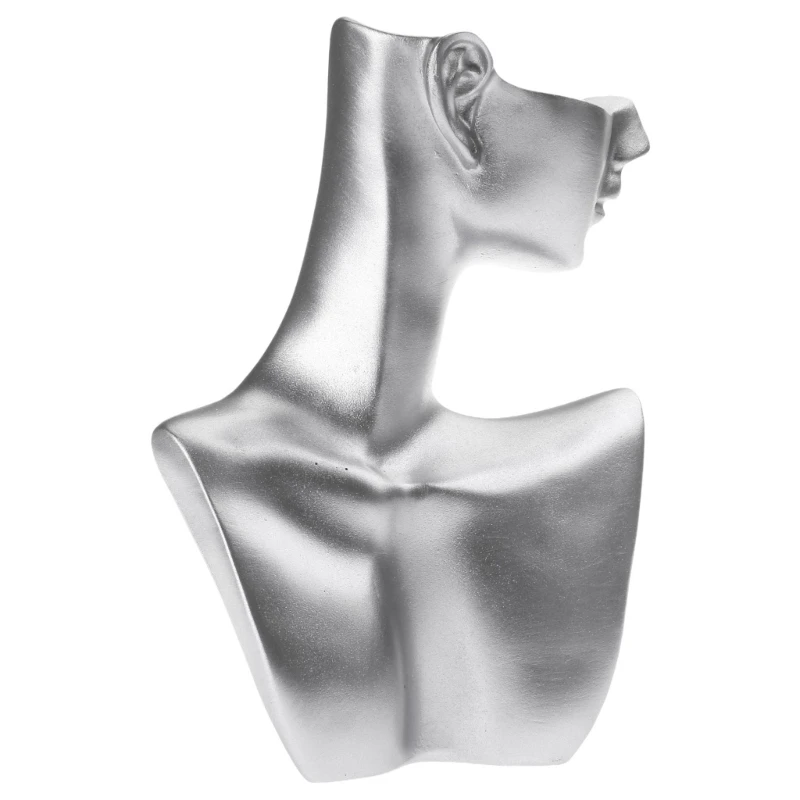 Necklace Stand Mannequin Shaped Jewelry for Stores and Photographers N2UE