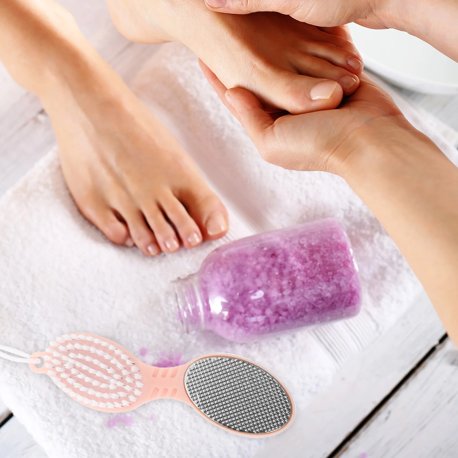 

Foot File Callus Remover Pedicure Tool Dead Skin Scrubber Pumice Stone Foot Care Trimmer Shower Handheld Rasp Durabl Material