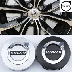 4 adet 64mm yeni Volvo göbek kapağı XC60S60/V60/S60/V40/S90/XC90 tekerlek merkezi kapak logosu araba lastik kapak dekorasyon spot hız teslimat