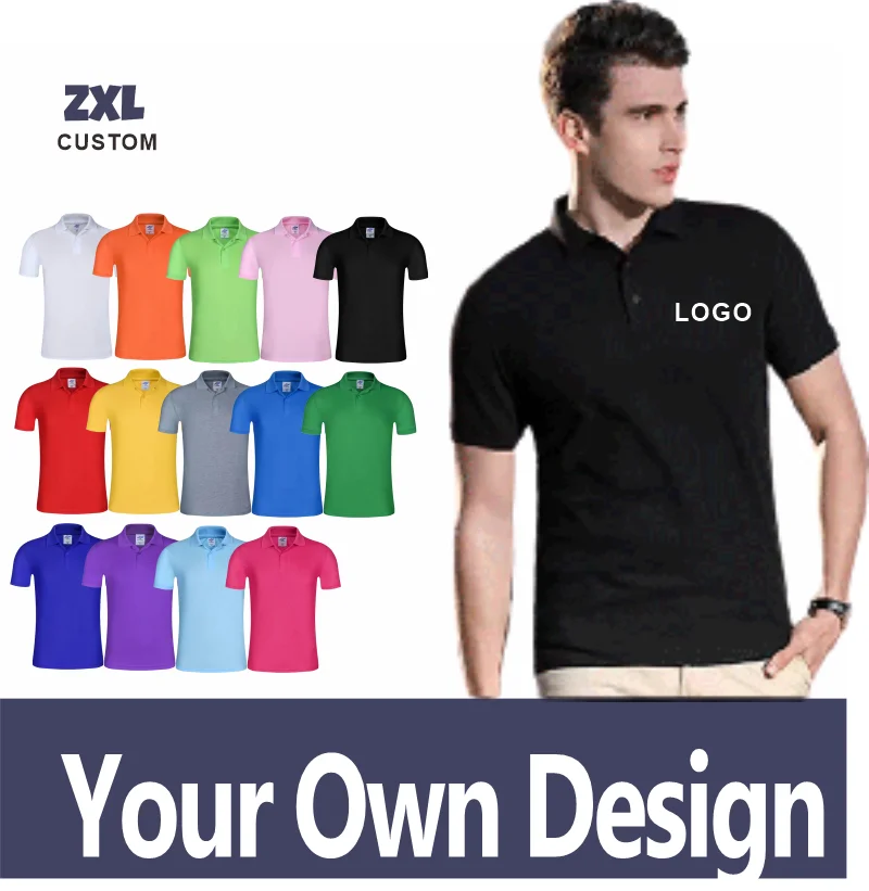 Summer Causal Polo Shirt Custom Logo Printed Text Picture Brand Embroidery Personal Design Breathable Men And Women Tops 2023