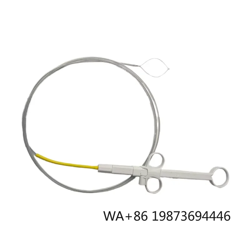 Manual Disposable Rotatable Polypectomy Snare, Loop Polypectomy  for  Bronchoscope Surgery