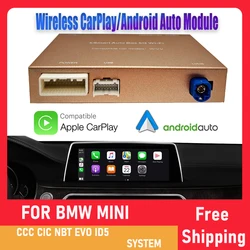 Wireless CarPlay/Android Auto Module For BMW CCC CIC NBT EVO System MINIX1 X2 X3 F56 F15 F16 F25 F26 F48 F01 F10 F22 F20 F30 F32