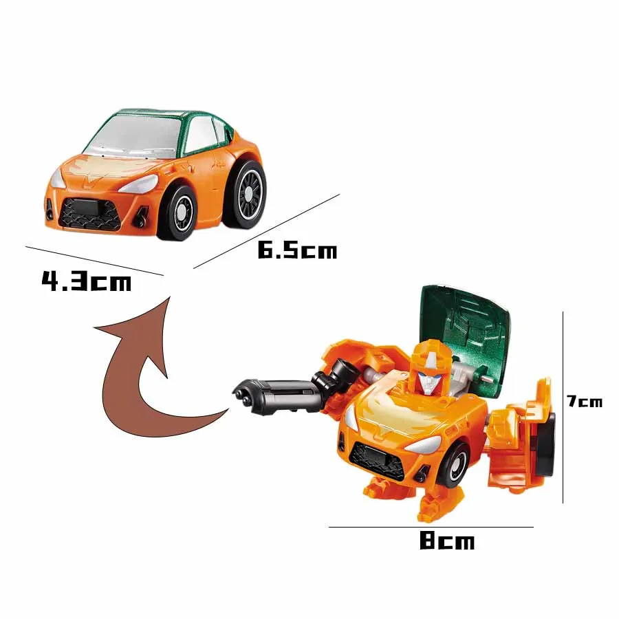 Kids Puzzle Toys Simulation Mini Alloy Deformation Robot Toy Model Fun Manual Deformation Car Robot Toys Boys Interactive Toys