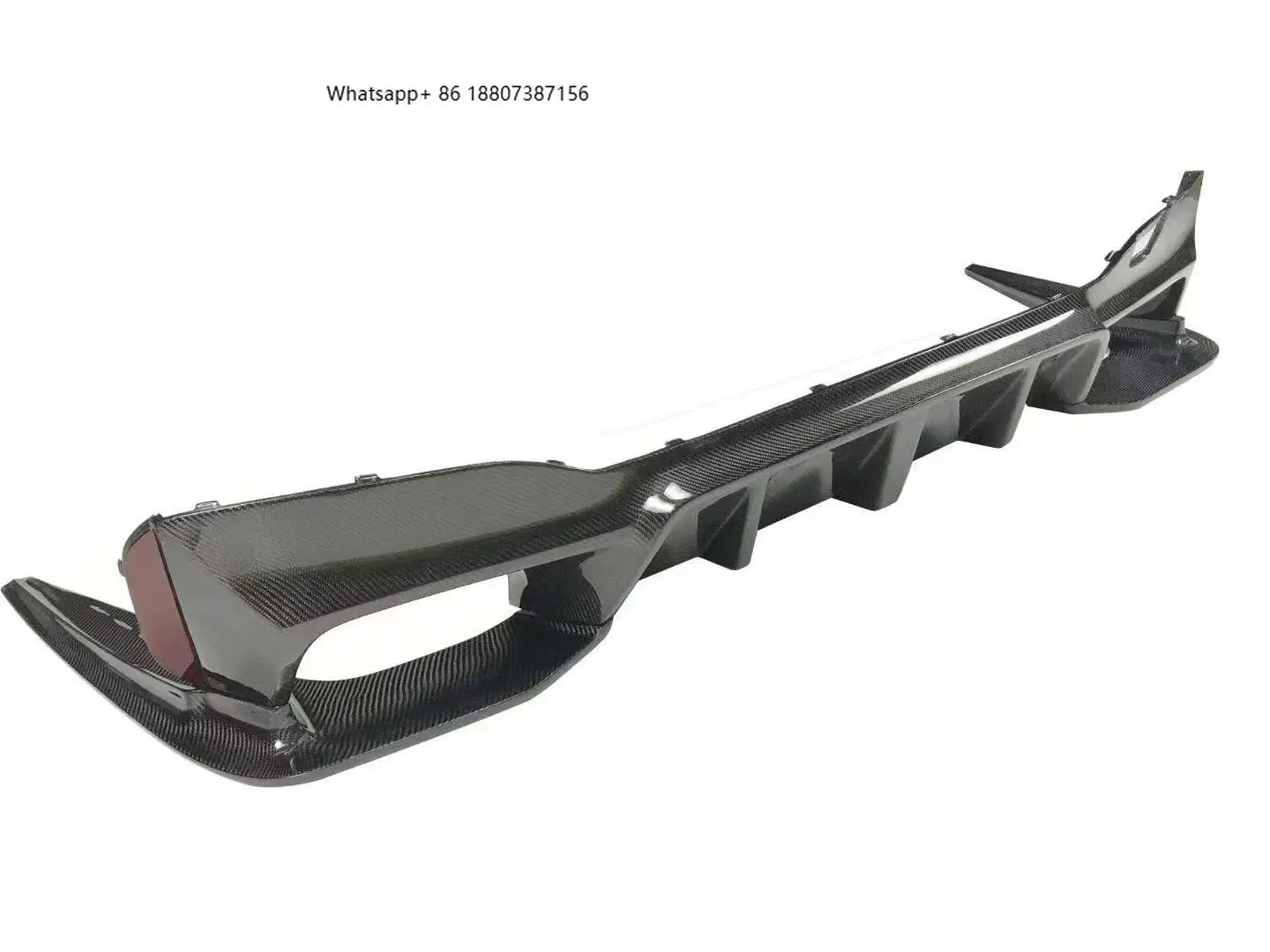 

For 2017-2022 forBMW 5 Series G30 G38 F90 520 525 528 530 535 3D type carbon fiber rear diffuser lip for 2018-2023