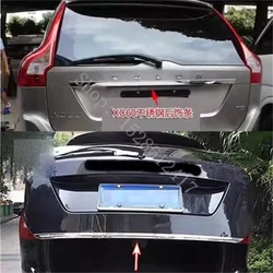 For Volvo XC60 2009 2010 2011-2017 car Accessories Stainless Steel Rear Trunk Trim lid Cover Tailgate Door Tail Gate Cover