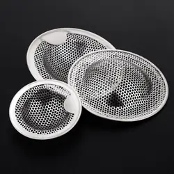 New Kitchen Stainless Steel Sink Strainer Drain Hole Filter Mesh Trap Bathtub Shower Waste Stopper