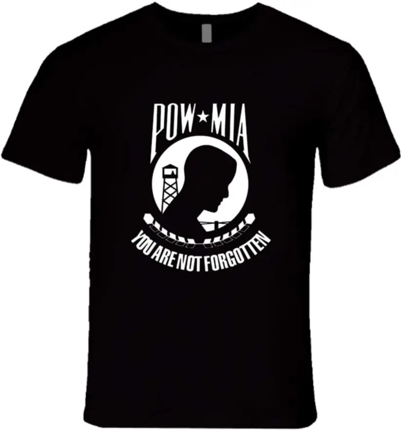 Pow Mia Gone But Not Forgotten Vietnam Veteran Hero Military Premium Gift T Shirt