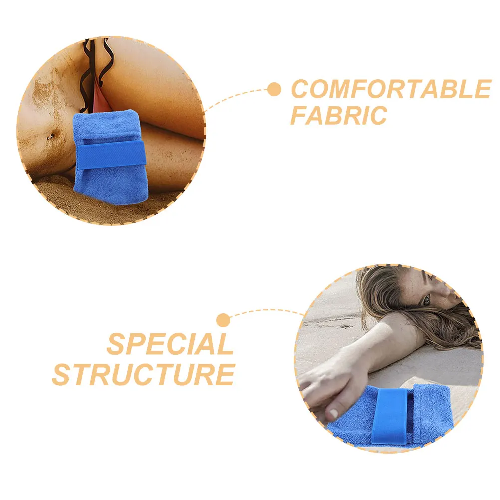 

Reusable Beach Sand Cleaner Mitt Removes Sand Fast Without Water Perfect for Family Trips Summer Vacations and Outdoor