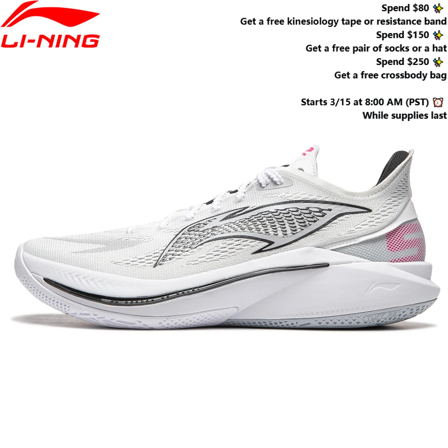 

Li-Ning Men's SONIC XII V2 Professional Basketball Shoes Cushion BOOM LIGHT FOAM PLUS Wearable Competition Sneakers ABAU027