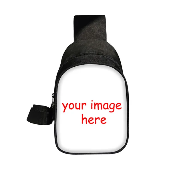 Dostosuj swoje torby na klatkę piersiową z nadrukiem fotograficznym Spersonalizowana torba na ramię z logo Torby sportowe Torba na ramię na prezent z uchwytem na telefon podróżny
