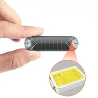 Mini LED Solar Power Car Warning Light Night Security Simulated Alarm Wireless Anti-Theft Caution Lamp Flashing Dummy Alarm Lamp