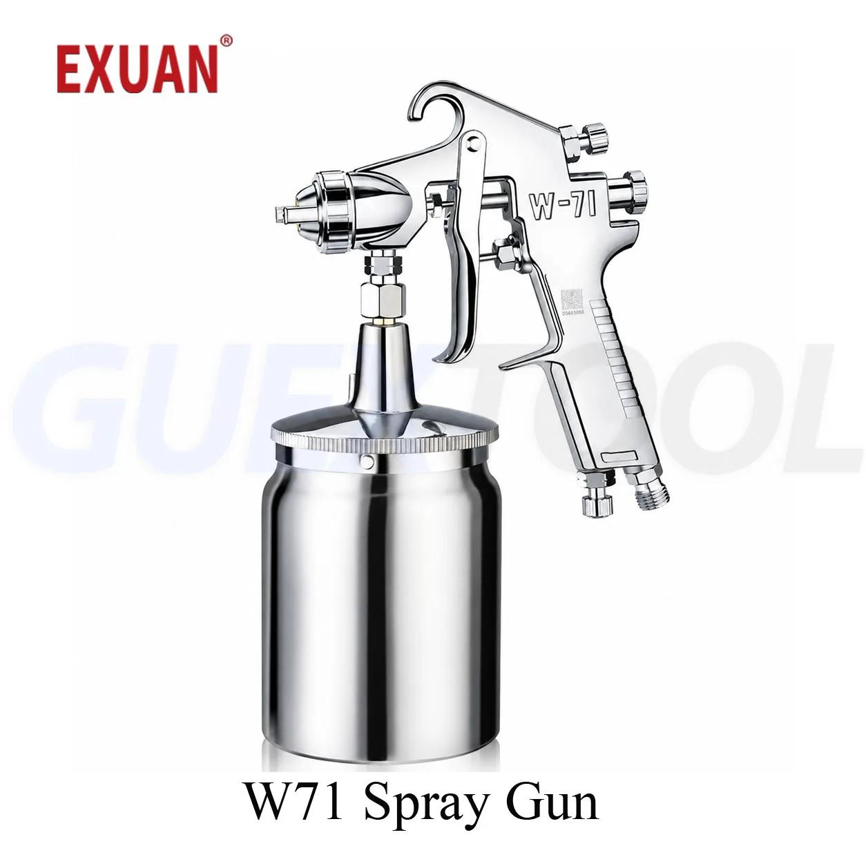 W-71 Professional Furniture Paint Guns W71 Spray Gun Airbrush Sprayer Alloy Painting Atomizer Tool With 400ML Hopper For Cars