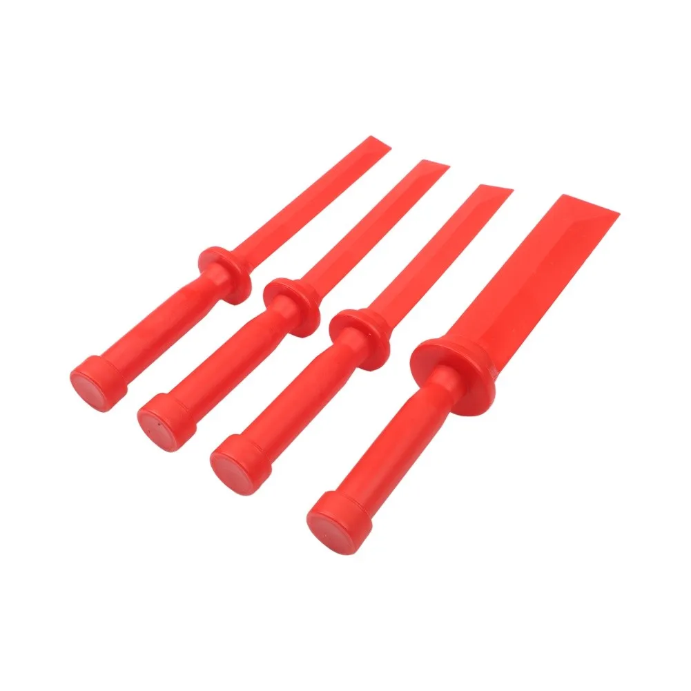 Tire Balance Weight Remover Automotive Tool Set Red Tire Weight Remover Effective Debris Removal Ergonomic Handle