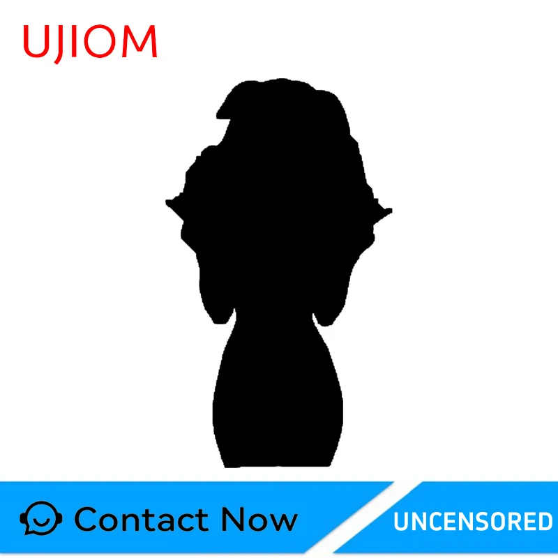 UJIOM Shigure Ui Vtuber Artistic Girl Wall Sticker Artistic Fashionable Eye Catching Waterproof PVC Decal Baby Nursery Room