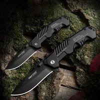 Folding Knife High HardnessTactical Survival Outdoor Self-defense Hiking Hunting Pocket Camping EDC Tool Stainless Steel Sharp