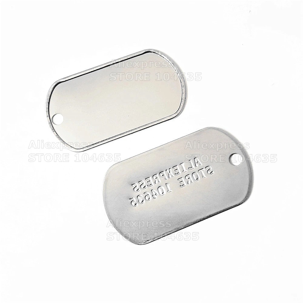 Targhetta per cani personalizzata in acciaio inossidabile con targhetta per cani in acciaio inossidabile da 100 pezzi/logo