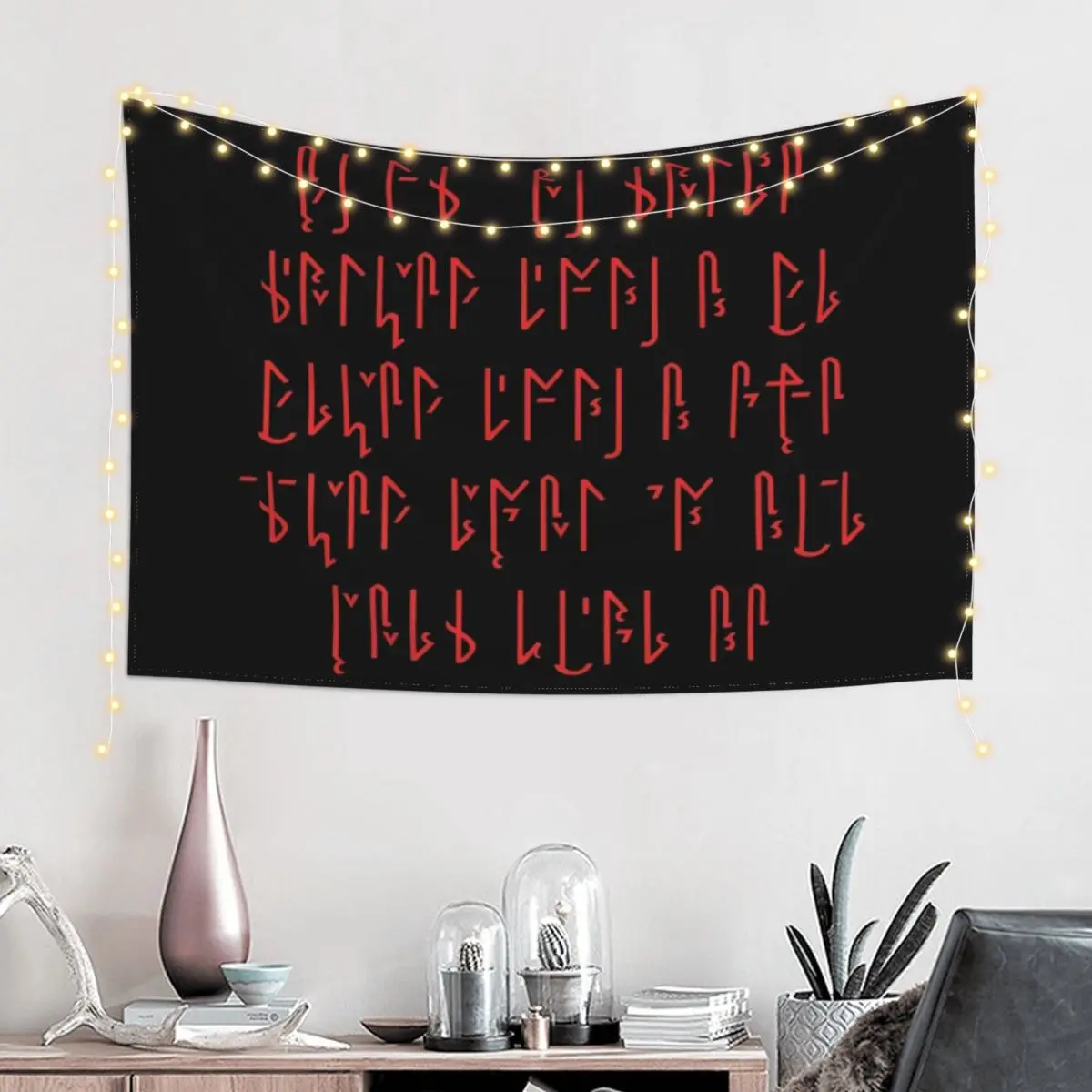 Sith Code (in Kitt?t) Tapestry Room Decorator Nordic Home Decor House Decorations Tapestry