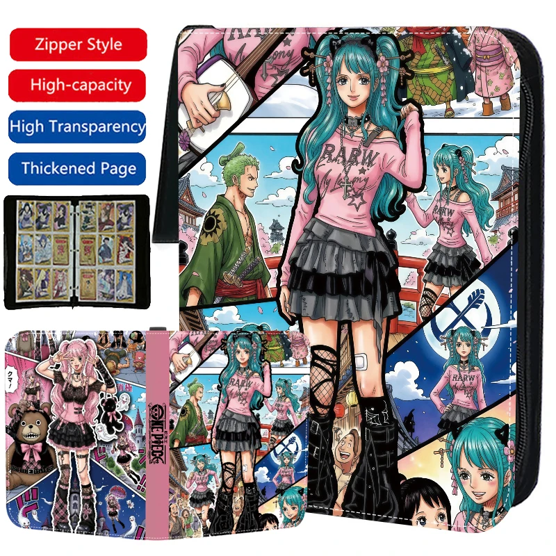 

400/900pcs One Piece Card Binder Book Folder 4/9 Card Slots Cards Holder Double Pocket Zipper Card Album Collector