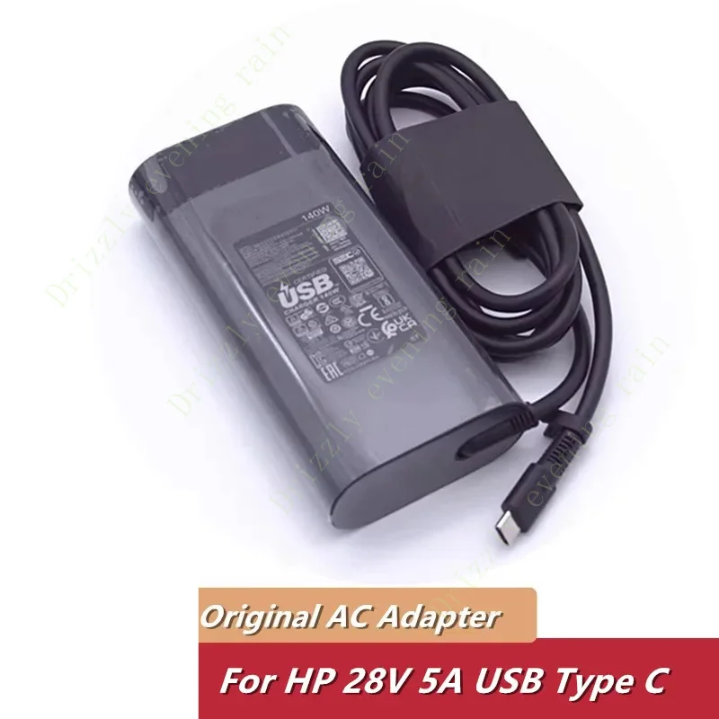 For HP original laptop power supply TPN-LA29 28v 5A 140W USB type C AC adapter charger PA-1141-08HG N22282-001 OEM