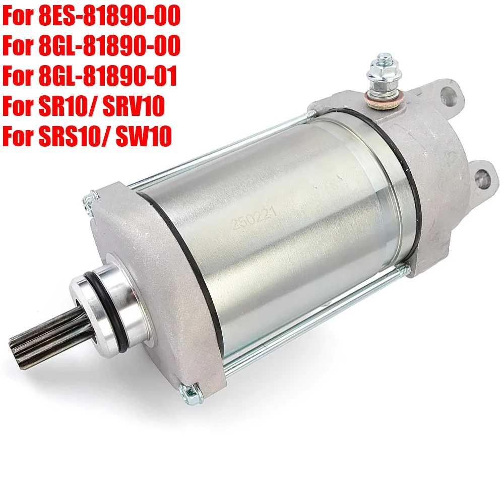 

Starter Motor For Yamaha SR10 SRV10 SR Viper SRS10 SW10 Sidewinder B-TX L-TX M-TX R-TX S-TX X-TX 8GL-81890-00 8GL-81890-01