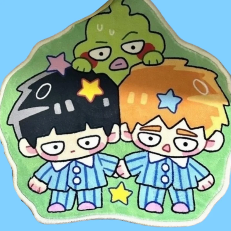 Mob Psycho 100 Shigeo Kageyama Reigen Arataka Dimple Teppich, farbenfrohe, kreative Cartoon-Formteppich für Schlafzimmer und Wohnzimmer, rutschfest – Detail 6