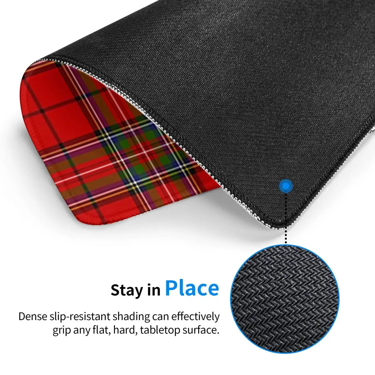 Red Plaid Royal Stewart Of Galloway Tartan Multi-size Mouse Pad Computer Keyboard Mouse Mat Gamer PC Laptop Desk Mat Table Mats