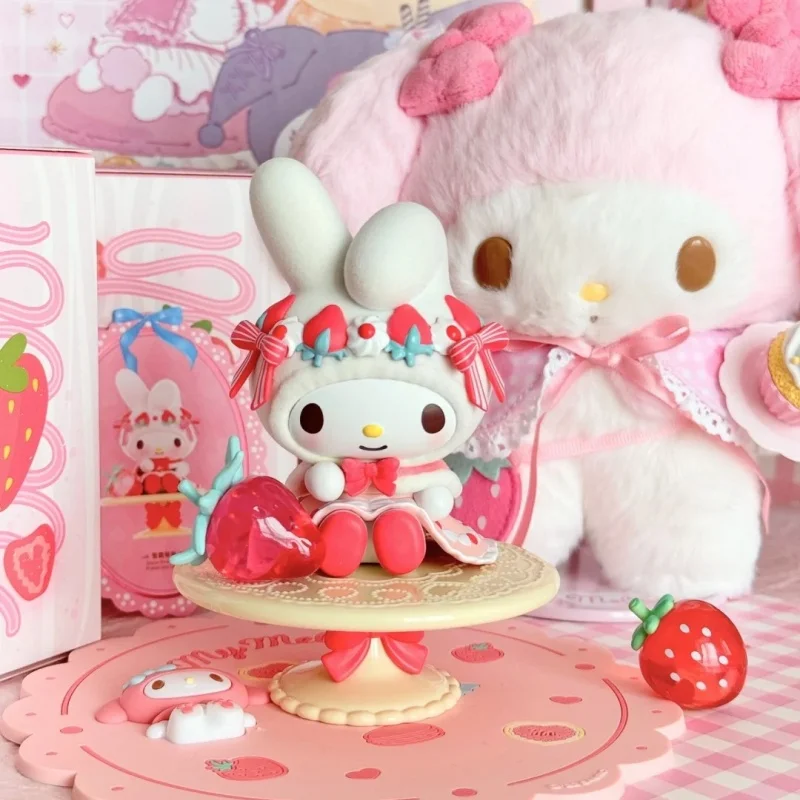 Neue Sanrio My Melody Nachmittagstee Serie Blind Box Kawaii Action-figuren Sammlung Mystery Box Puppe Dekoration Mädchen Geschenk Spielzeug