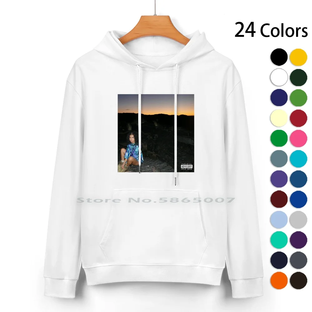 Triggered Pure Cotton Hoodie Sweater 24 Colors Jhene Aiko Chilombo Bitter Trigger Single Track Cover Freestyle Artist Singer