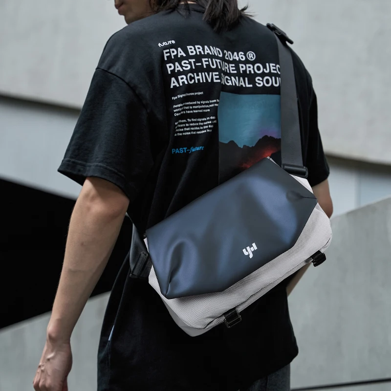 

Blue Men Messenger Bag Oxford Waterproof Travel Cycling Crossbody Bag 9.7inch iPad One Shoulder Bag Portable Sport Daily Use