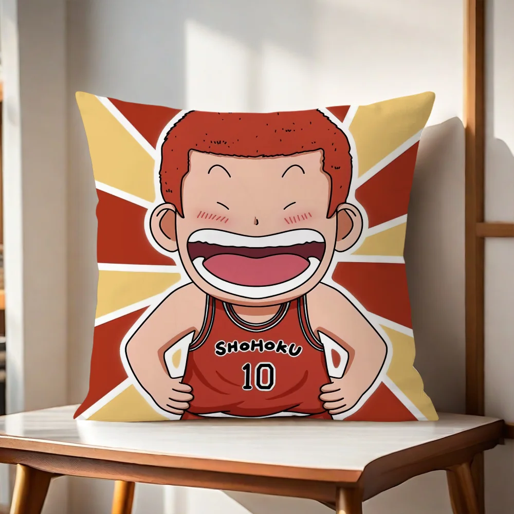 Slam Dunk Anime Pillow cover Sofa living Printing Decoration Room Home Office Coffee Shop Car Nordic Simplicity Cover