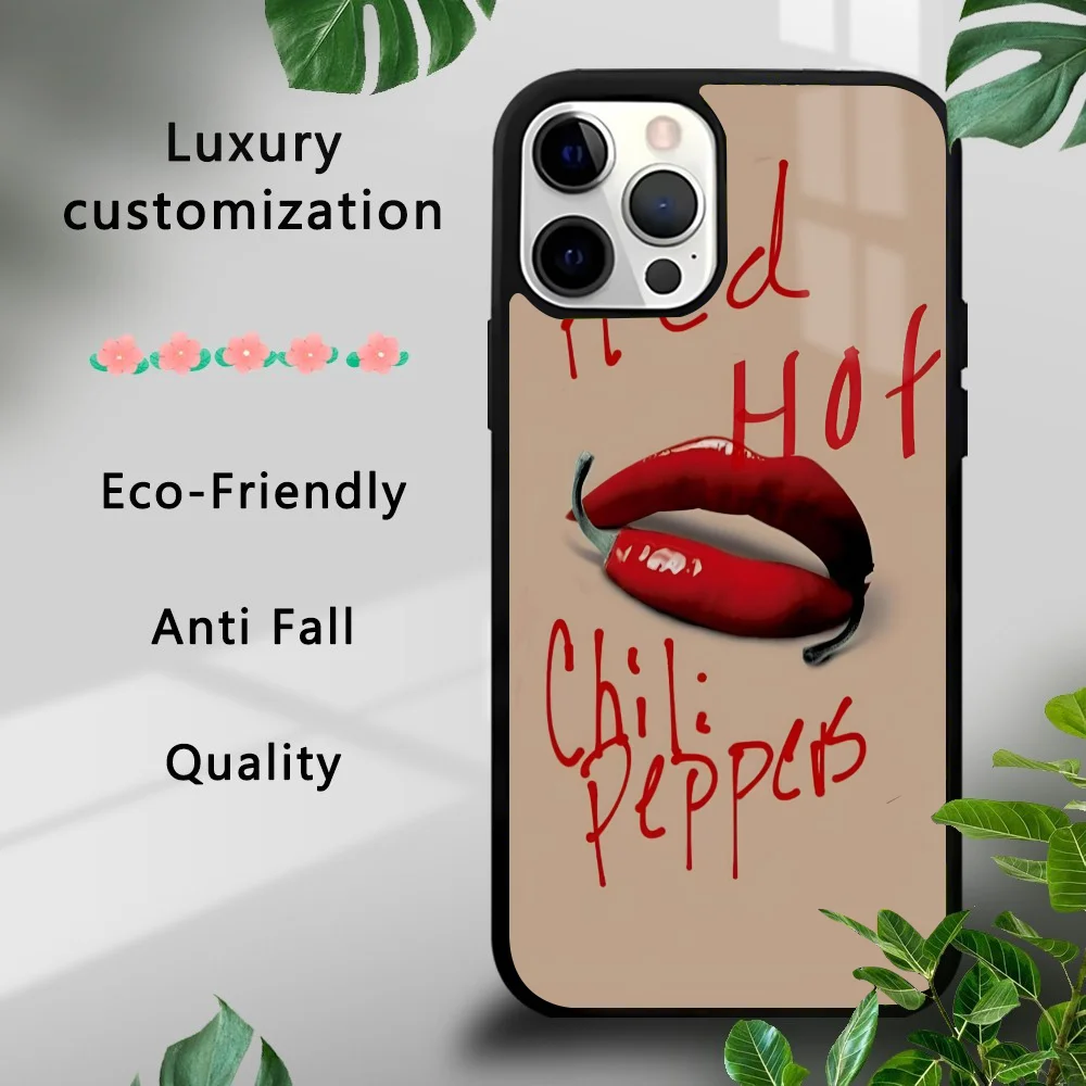 Red Hot C-Chili P-Peppers Phone Case For IPhone 16 15 14 13 Pro Max 11 Mini Alex Mirror For Magsafe Wireless Charging Cover