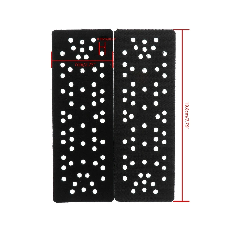 Práctica almohadilla protectora gancho y bucle, Protector almohadilla ahorro ultrafino 198x70mm, almohadilla