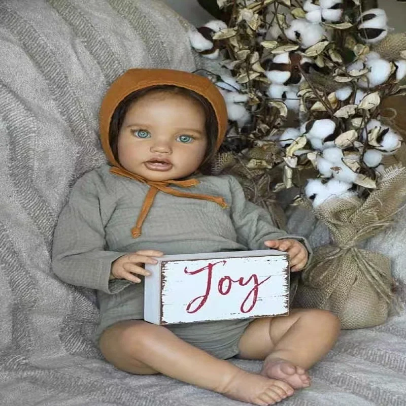 متوفر في المخزون دمى SANDIE Reborn Baby Lottie مقاس 24 بوصة غير مطلية للفتيات
