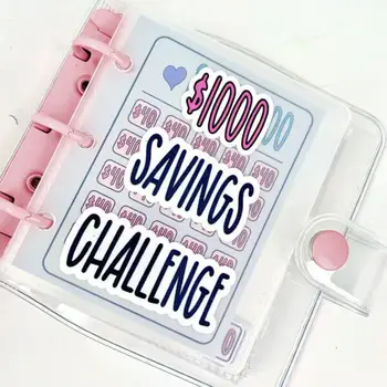 1000元儲蓄挑戰活頁夾,省錢活頁夾,附信封的儲蓄挑戰手冊,信封儲蓄挑戰,迷你活頁夾 8 最佳銷售 資金預算活頁夾 - №7