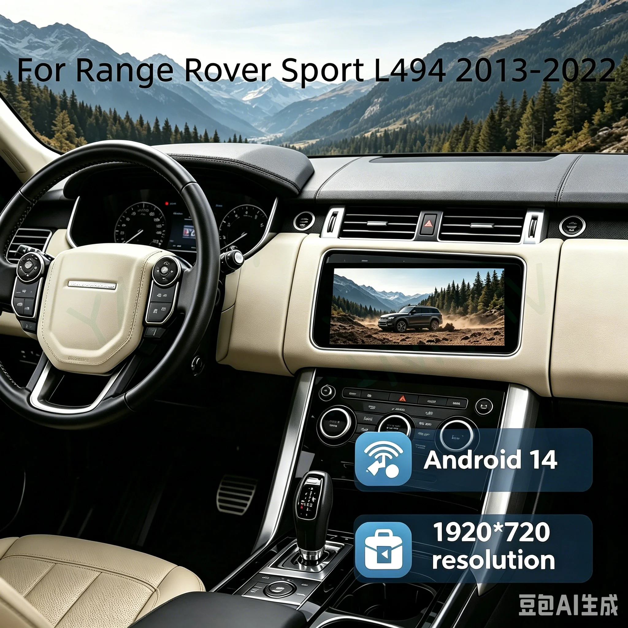 For Range Rover Vogue L405 2013-2022 RHD Right Hand Driving Car Stereo Radio Multimedia Player GPS Navigation CarPlay AC Panel