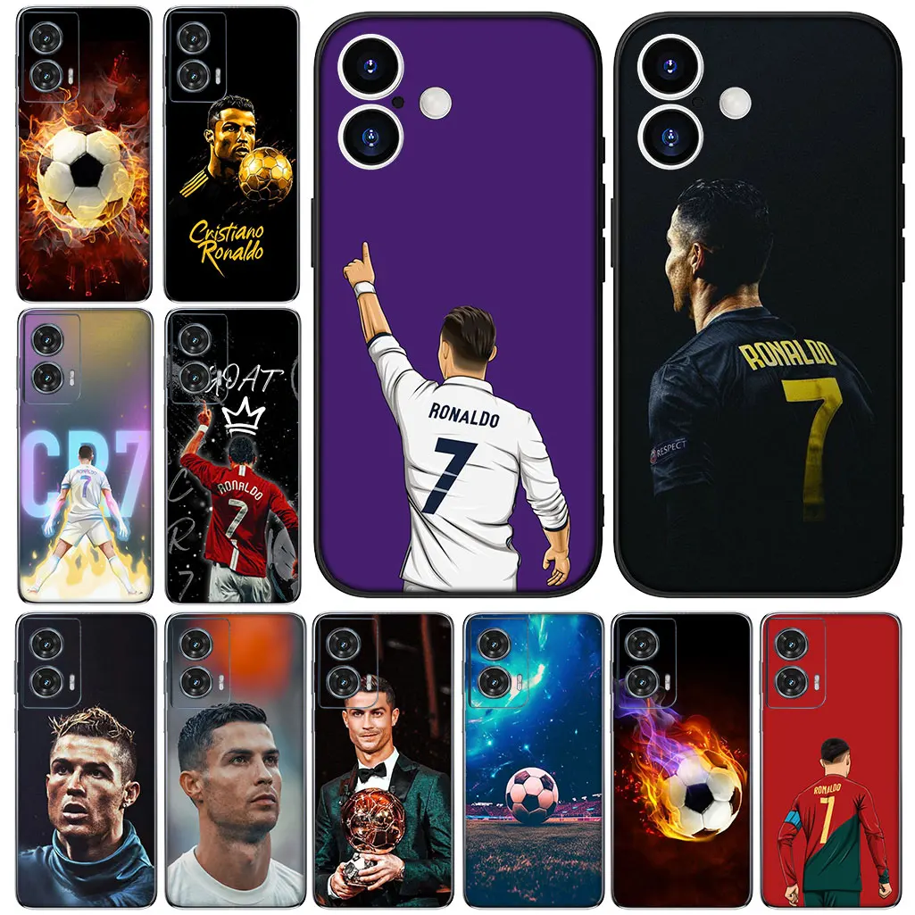 Чехол-бумажник для Motorola Moto Edge 50 One 30 Fusion 40 neo Ultra Pro 20 G60 E15 E14 G85 G84 Soccer No 7 Star Football No7