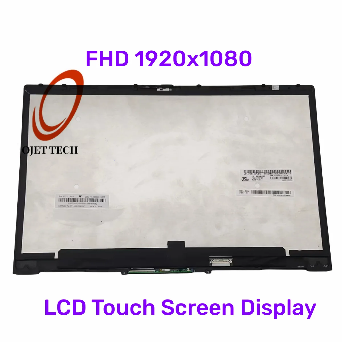 For Lenovo Thinkpad X1 Yoga 4th 5th Gen 2019 2020 LCD Touch Screen Display N140HCG-GR2 N140HCR-GQ2 B140QAN02.2