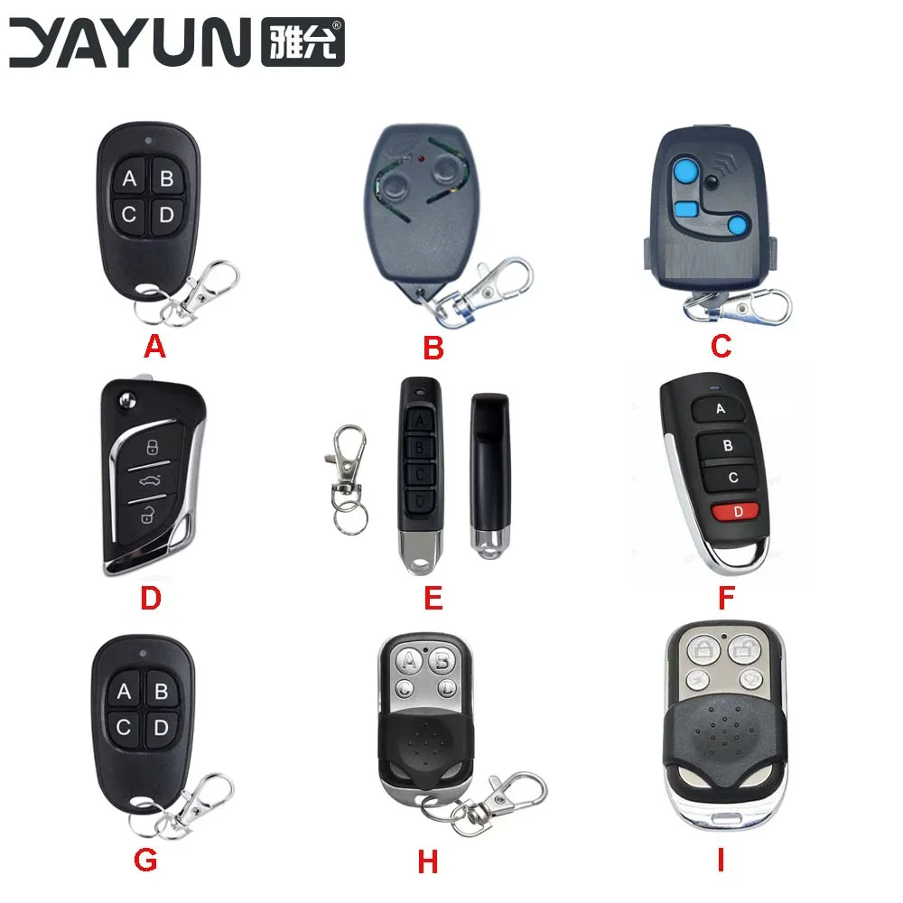 

AUTOKEY YAYUN Remote Key Switch Copier 433.92MHz Supports Fixed Learning Code Rolling Code Suitable For Garage Door Opener