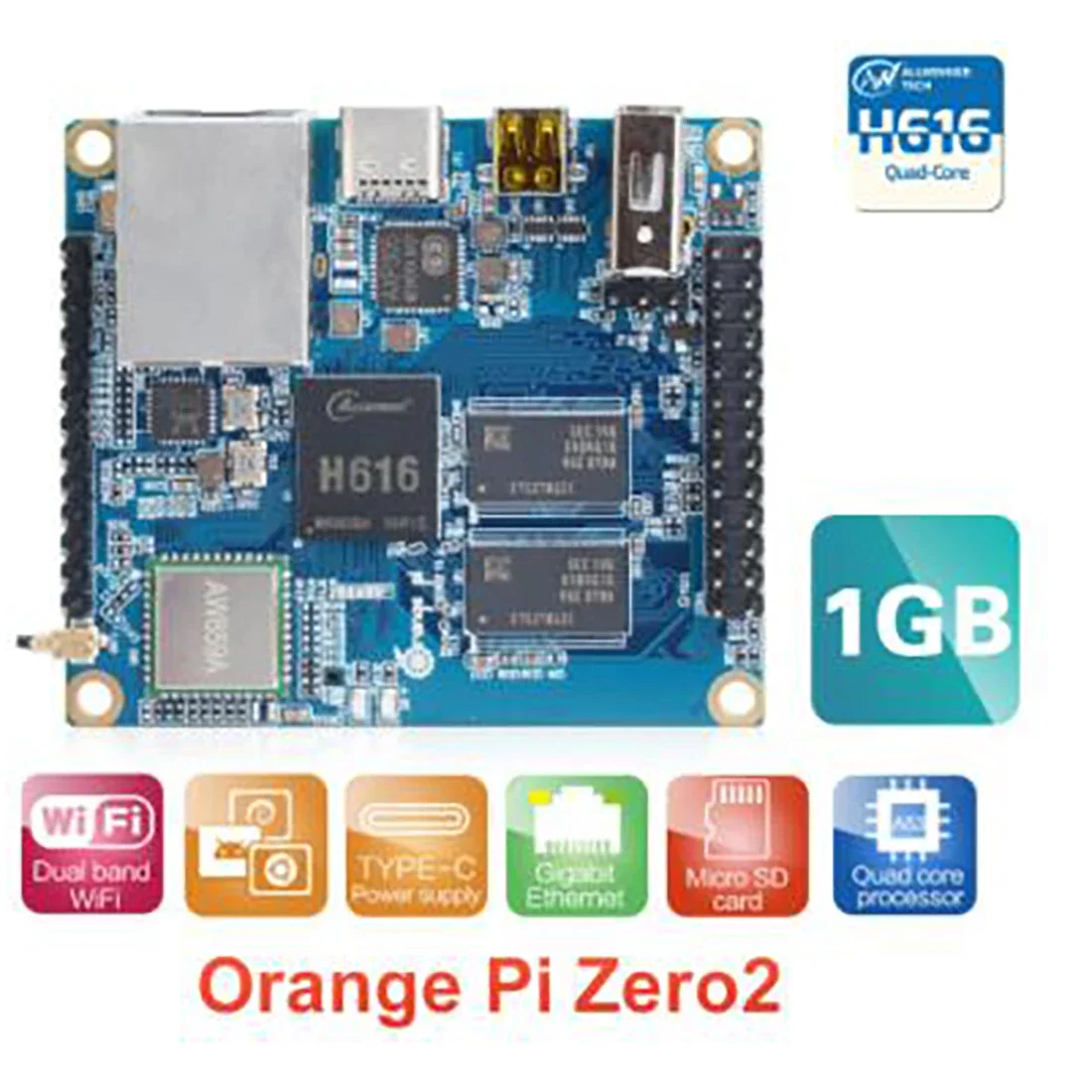 Orange Pi Zero 2 Kit 1G Wifi Run Klipper Firmware Octoprint Mainsail Fluidd UI Raspberry Pi 4 Alternative 3D Printer