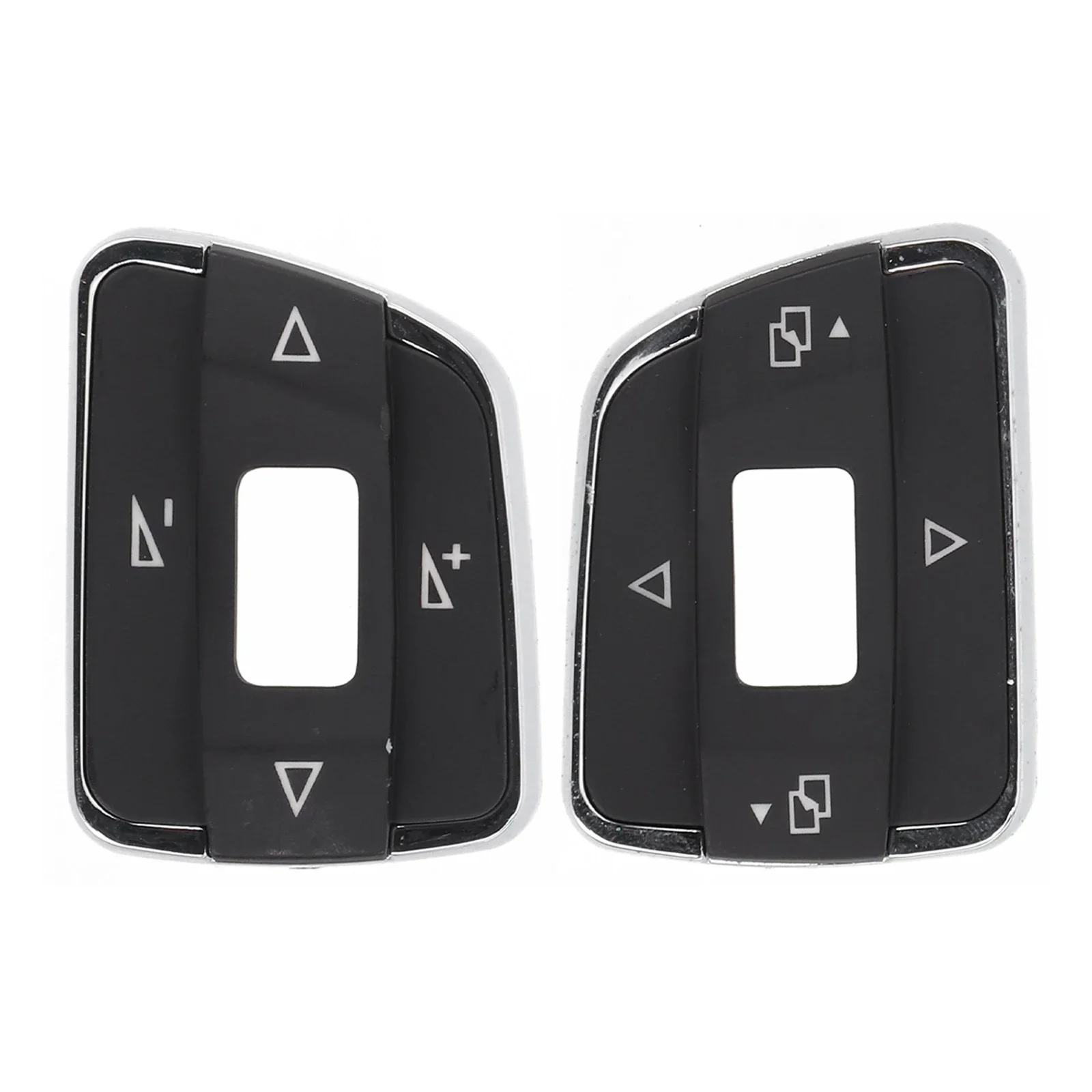 

Car Repair Car Maintenance Volume Switch Button Steering Wheel Trim Black Easy Installation High Universality Lasting