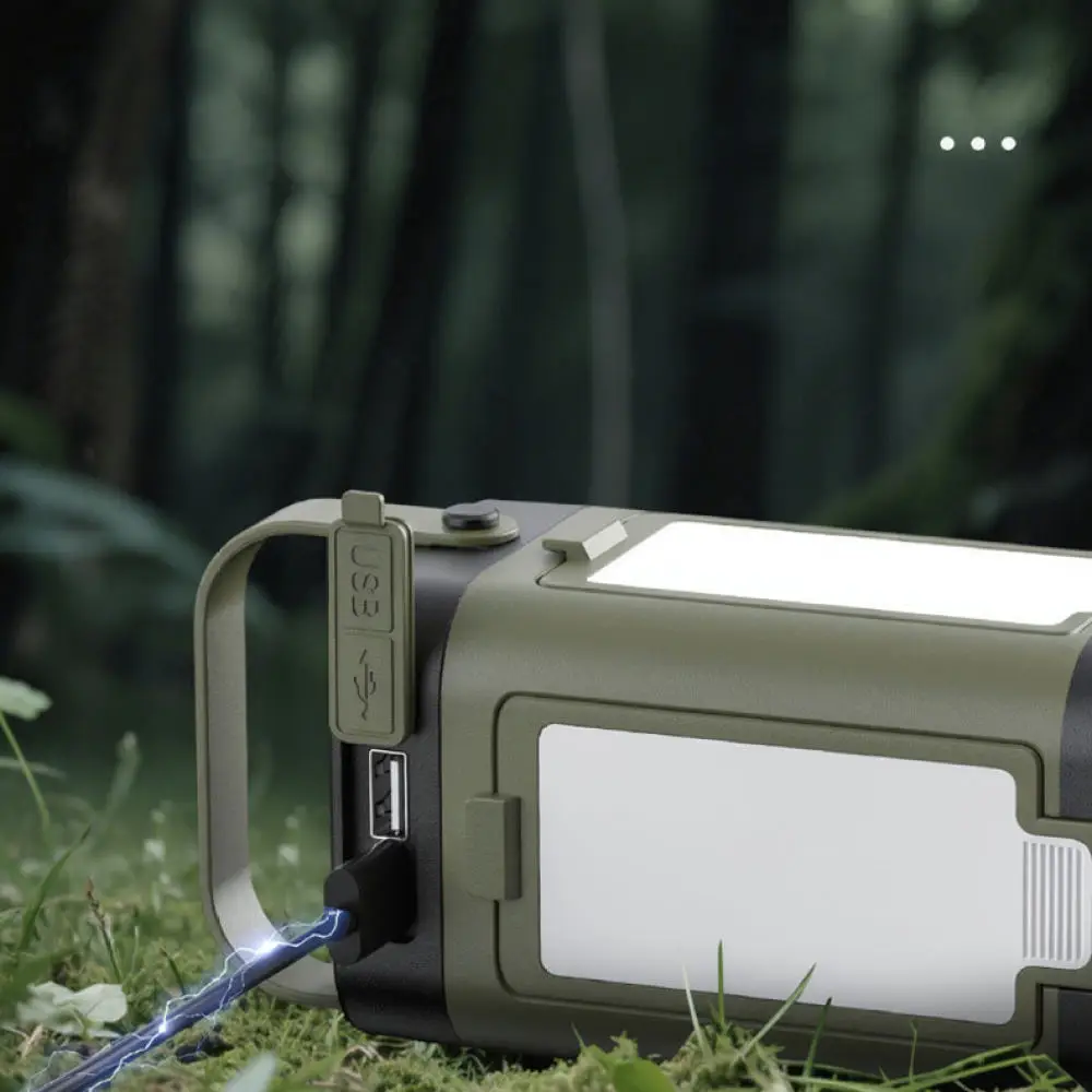 ledキャンプランタン、四つ葉型、折りたたみ式、ソーラー充電式、屋外用、緊急用、ハイキング用、テント用、作業用アクセサリー