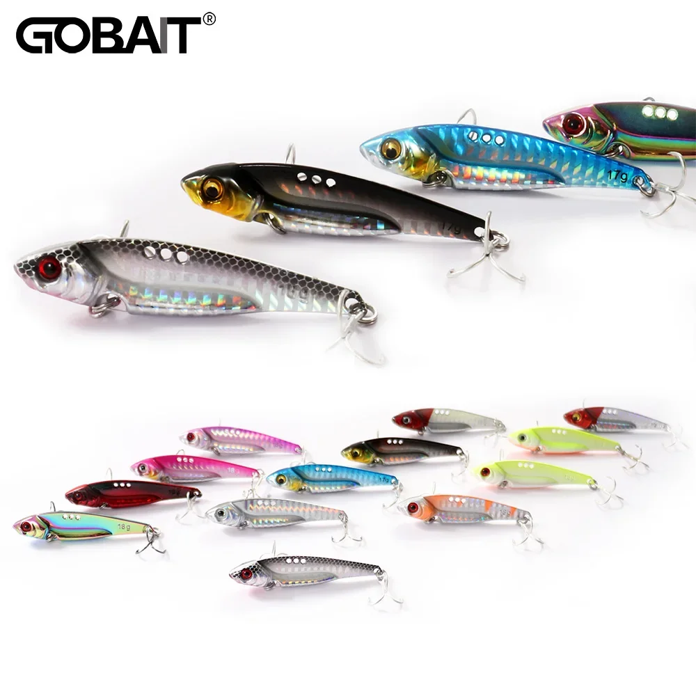 VIB Fishing Lure 7-18g Blade Metal Sinking Spinner Vibration Bait Swimbait Pesca for Bass Pike Perch Pesca Crankbait Tackle Bait